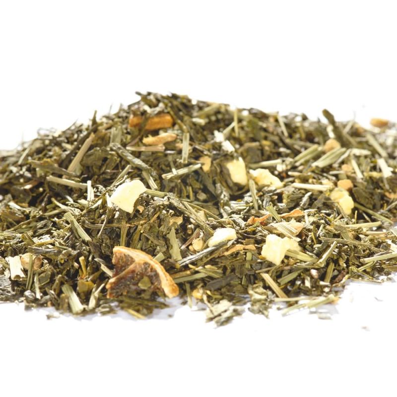 Preview: Grün-aromatisierter-Tee-Ingwer-Zitrone